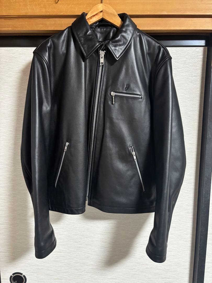 ジャケット・アウター Stussy Leather Bing Jacket