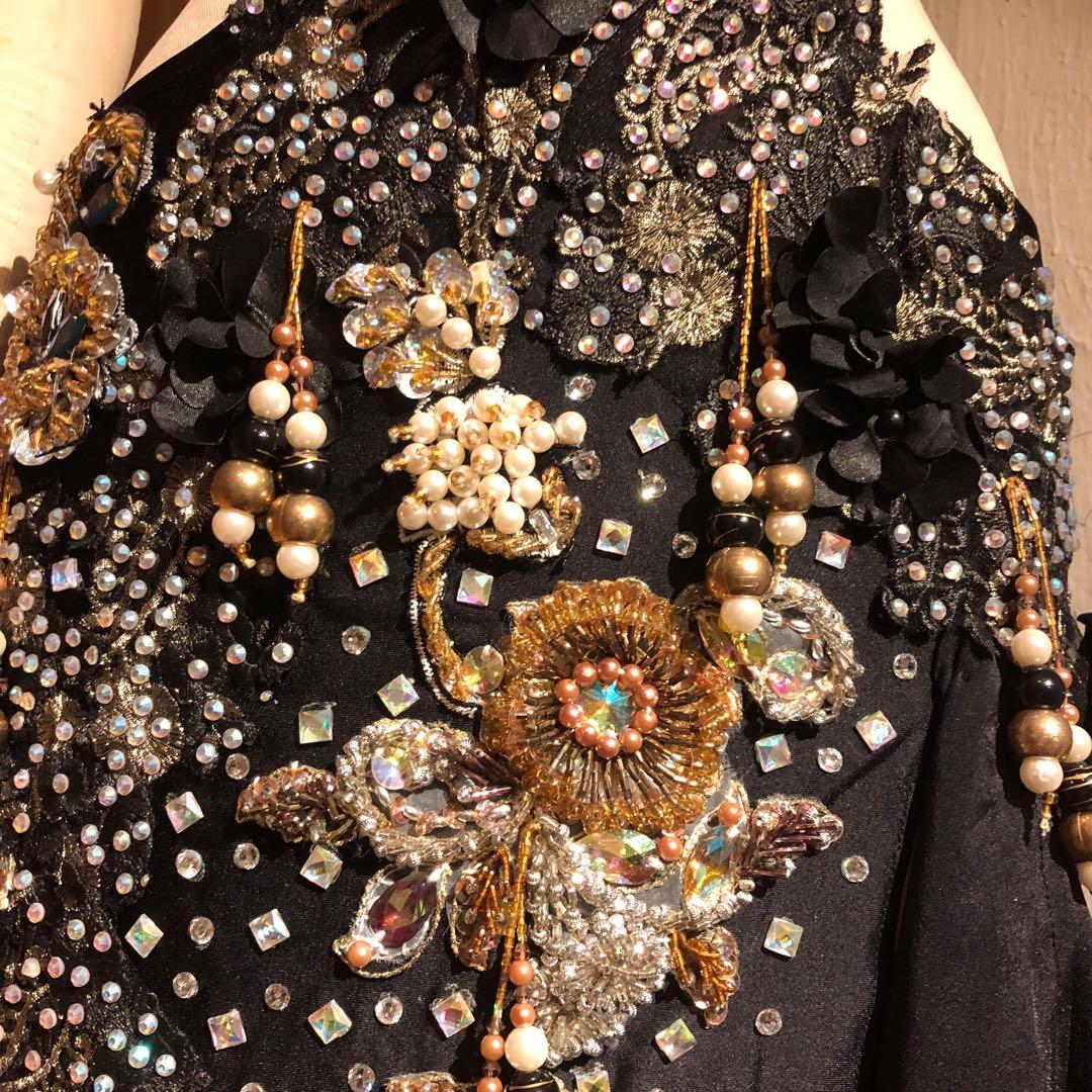 ベリーダンスドレス黒Hanan