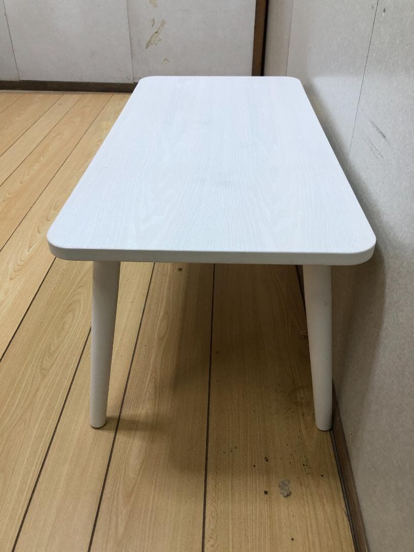 引き出し付きローテーブル センターテーブル 幅80cm ホワイト 75069
