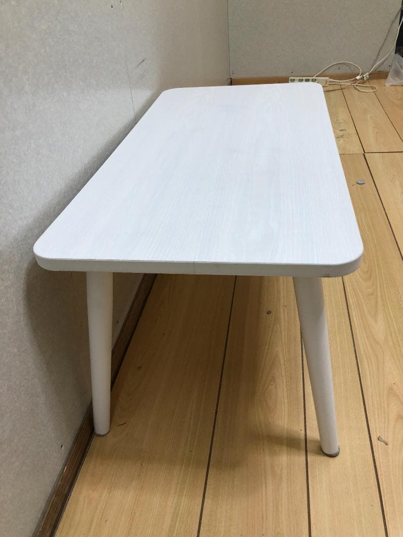 引き出し付きローテーブル センターテーブル 幅80cm ホワイト 75069