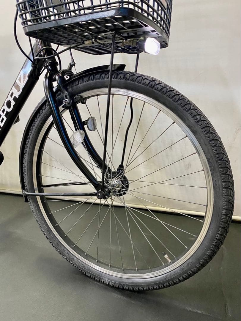 1年保証　ブリヂストン　ステップクルーズ　26インチ　黒色　電動アシスト自転車