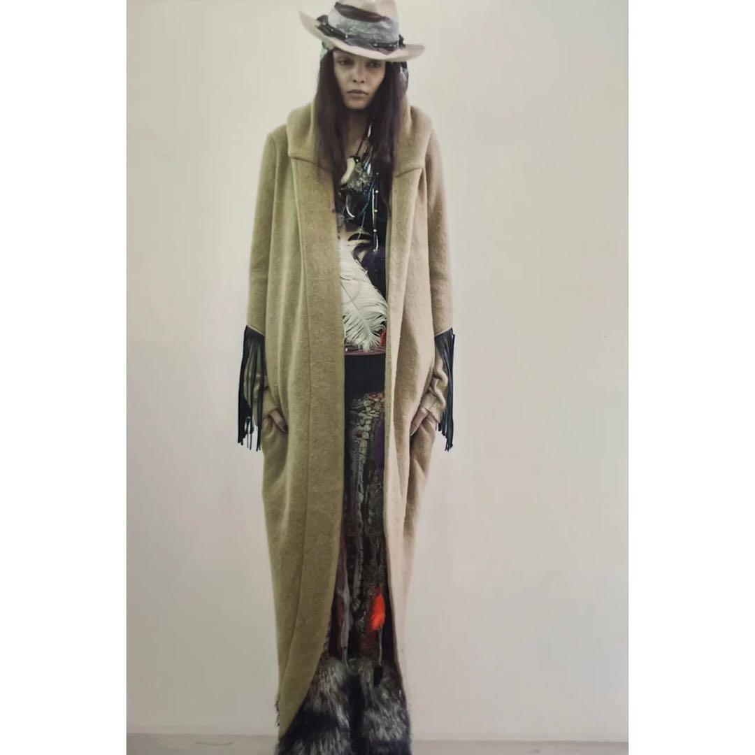 ifsixwasnine BLACK HAWK/LONG フリンジカーディガン
