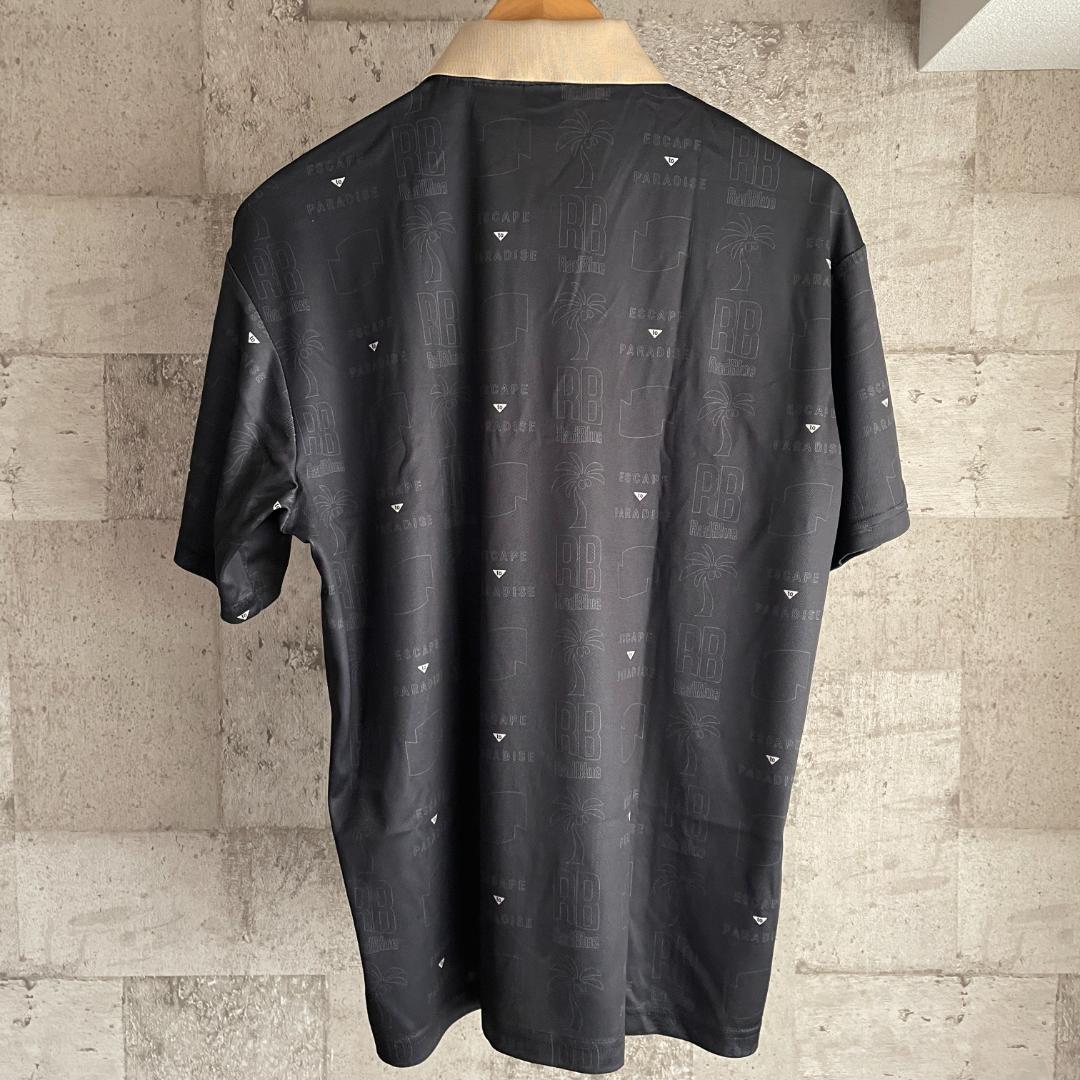 新品 RadBlue ラッドブルー MONOドライカノコ ポロシャツ ブラックL