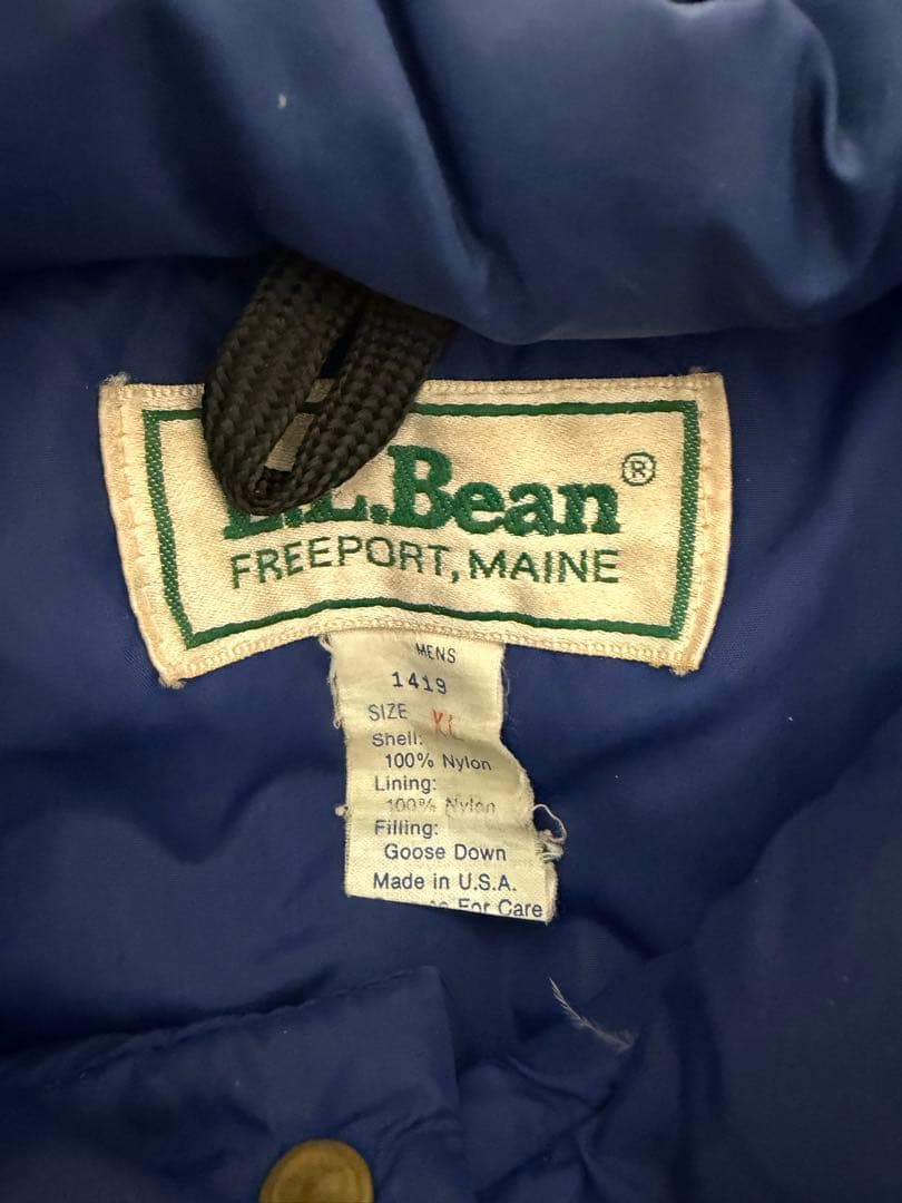 L.L.Bean ダウンベスト 80s USA製