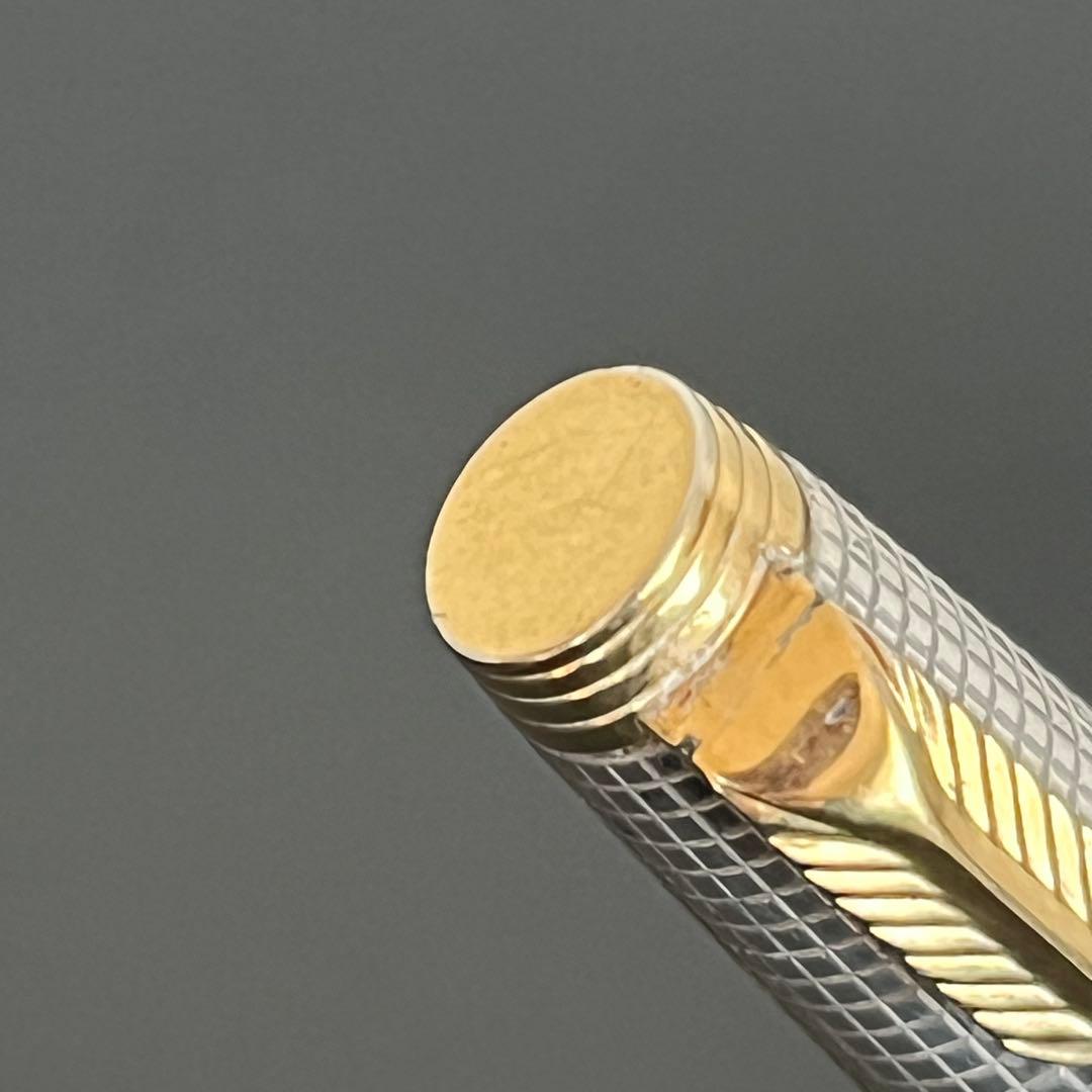PARKER 75 スターリングシルバー フラットトップ 万年筆 14K シズレ