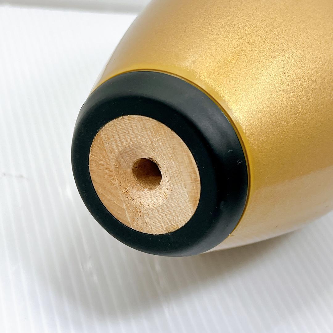 【美品✨】　木製　ボウリング ピン　ゴールド　BOWLING
