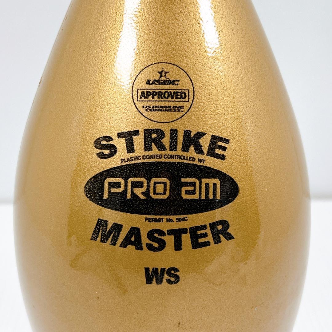 【美品✨】　木製　ボウリング ピン　ゴールド　BOWLING