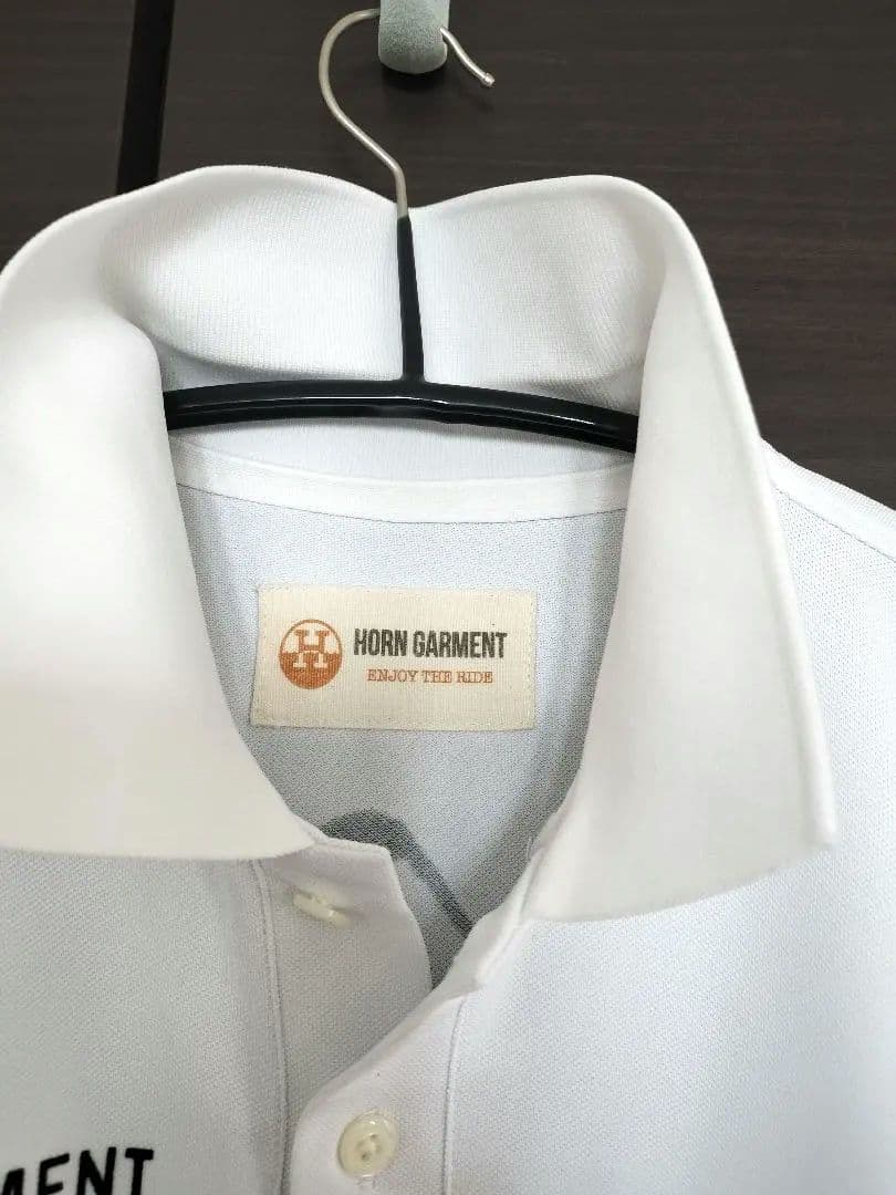値下中【美品】HORN GARMENT ゴルフ ポロシャツ ホワイト サイズ46