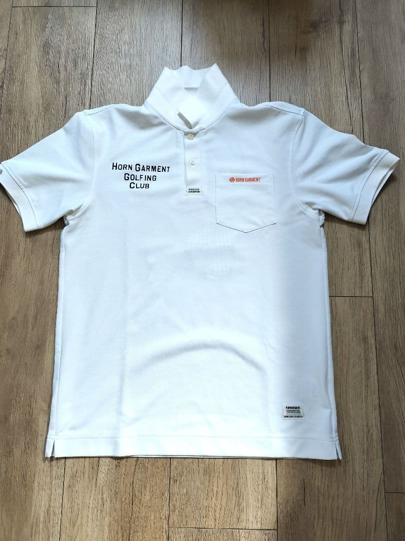 値下中【美品】HORN GARMENT ゴルフ ポロシャツ ホワイト サイズ46