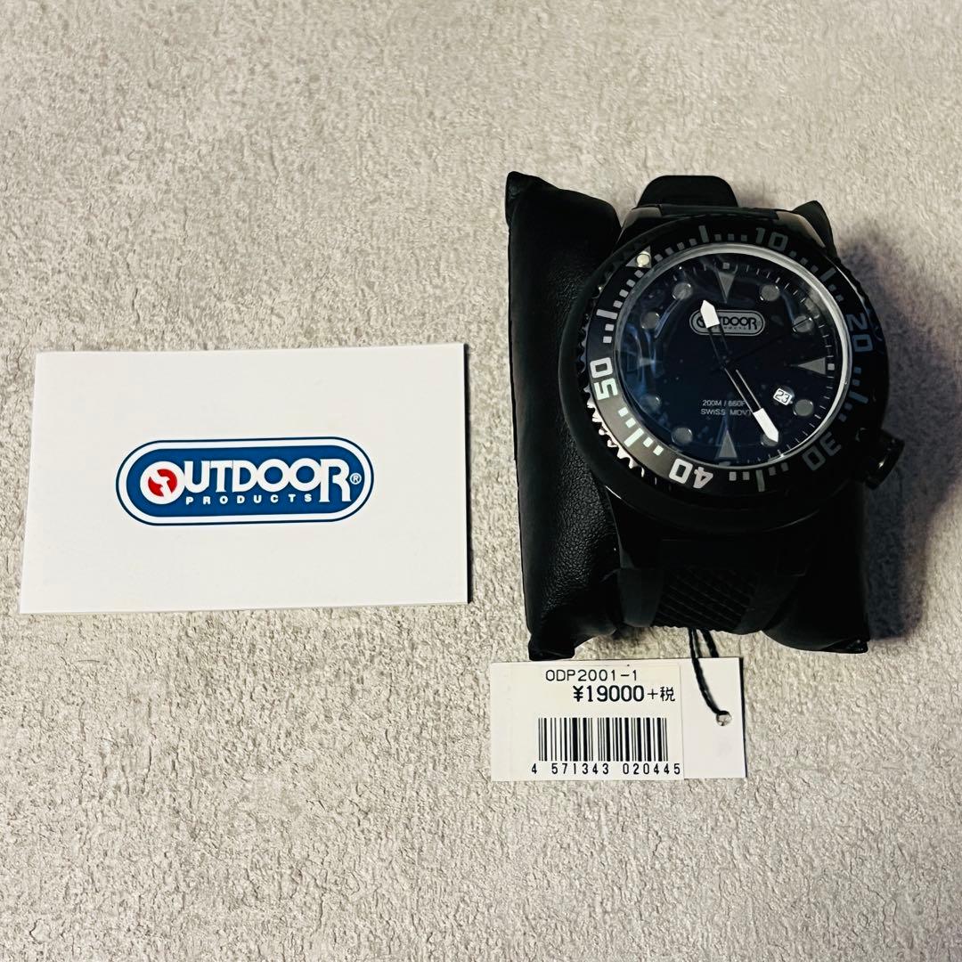 新品 ラウンドアナログ オーバーサイズ ブラックインデックス ODP2001-1