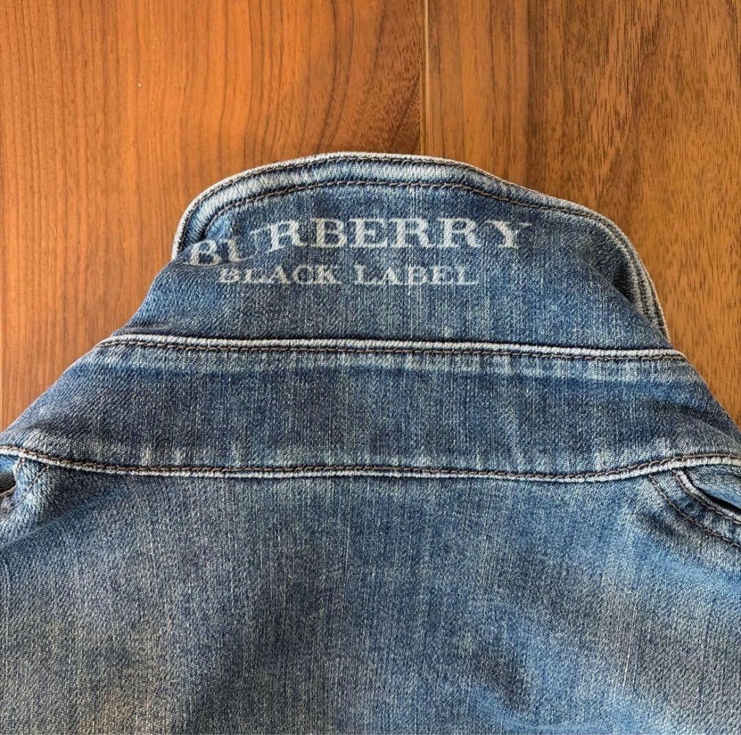 【正規品】BURBERRY BLACK LABELデニムジャケットMサイズ