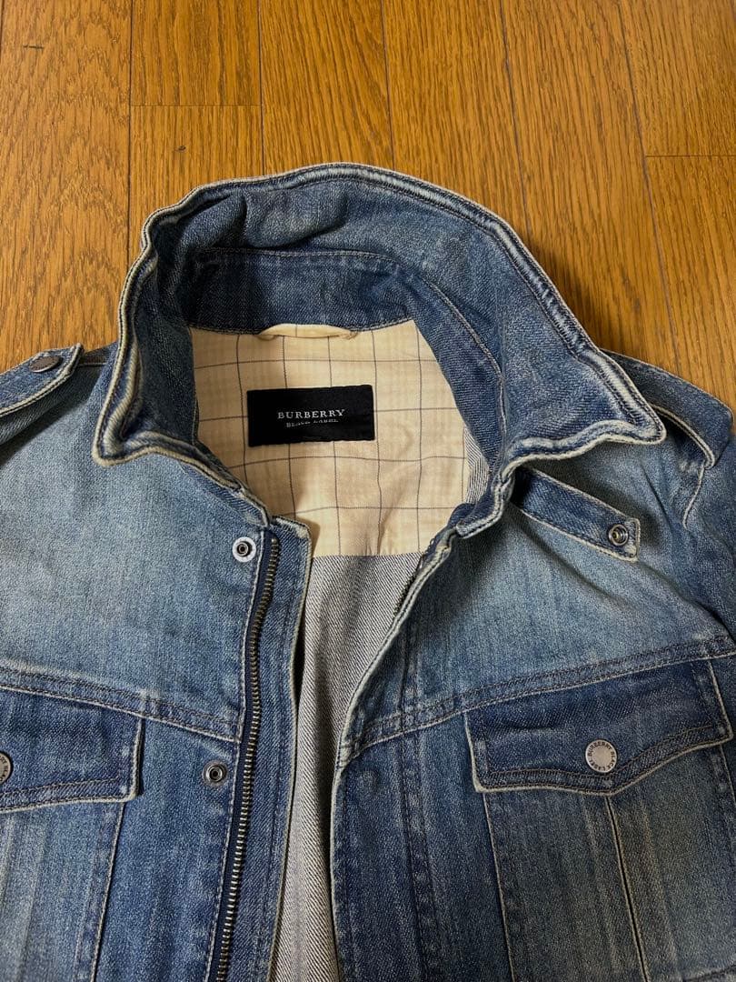 【正規品】BURBERRY BLACK LABELデニムジャケットMサイズ