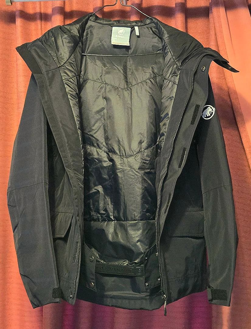 マムート MAMMUT Fall Line HS Thermo 上下セット黒
