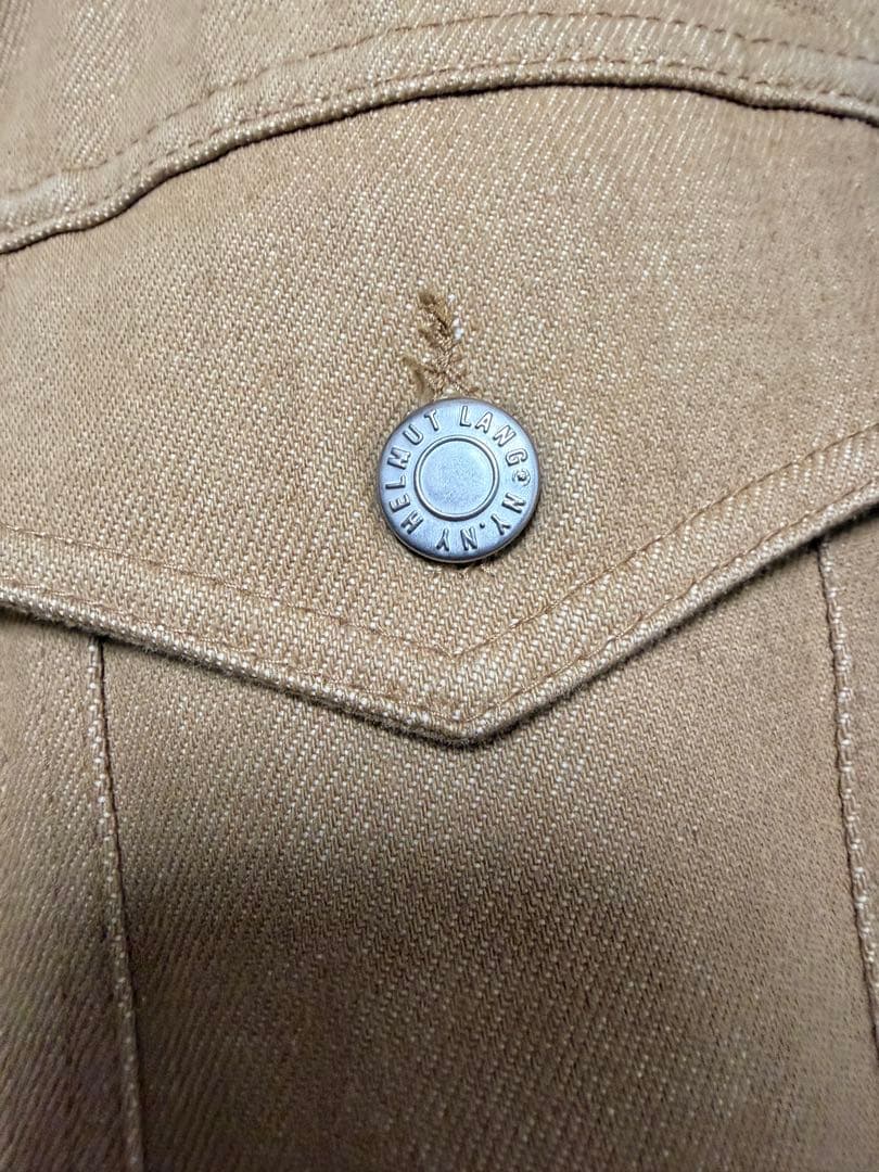 HELMUT LANG ベージュ デニムジャン 46