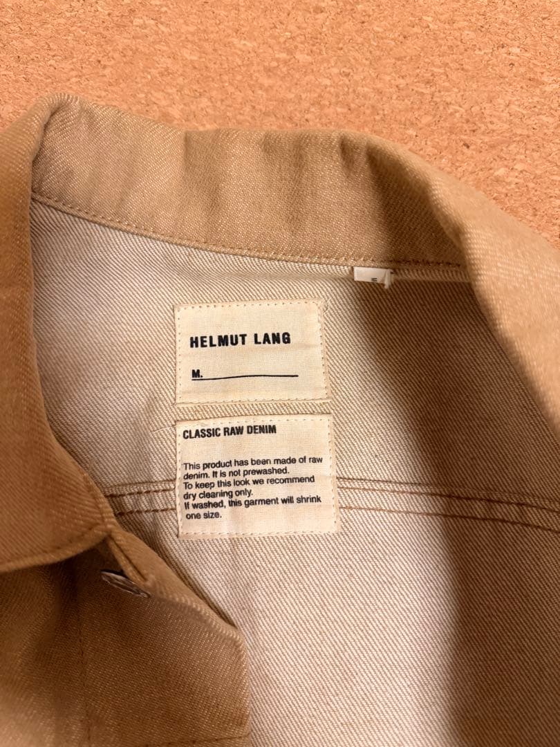 HELMUT LANG ベージュ デニムジャン 46