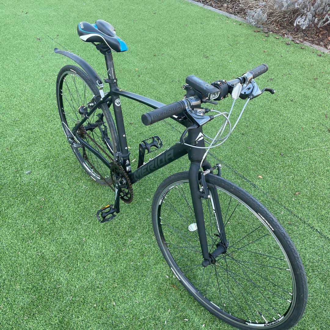 クロスバイクMERIDA マッドブラックCROSSWAY150あさひ限定モデル