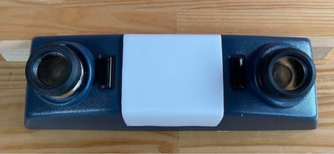 【スコッチ】アストロ純正品、ツインランプ&ライト。純正ランプカバー2点。