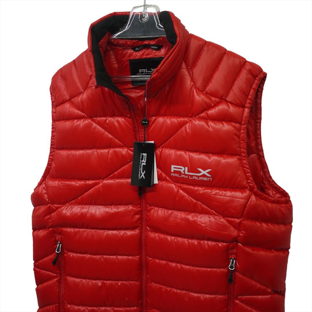 新品 RLX ラルフローレン XXL ダウンベスト PERTEX 撥水 レッド