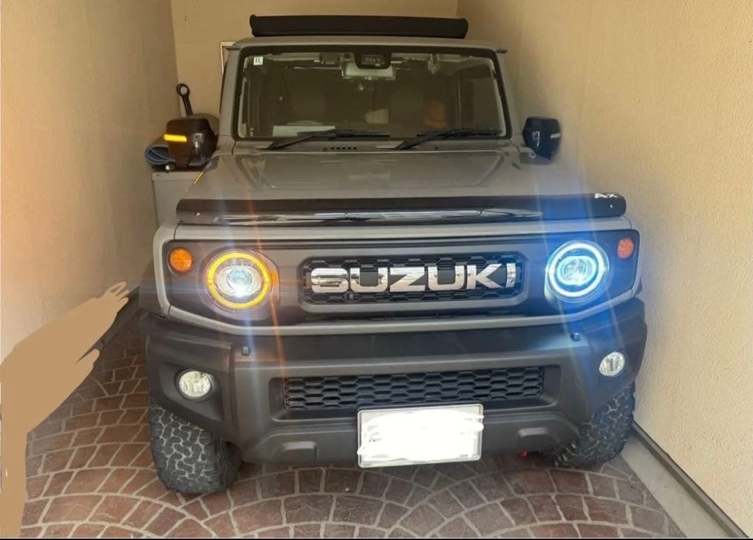 ジムニー　JB64 JB74 LED LED ヘッドライト　イカリング