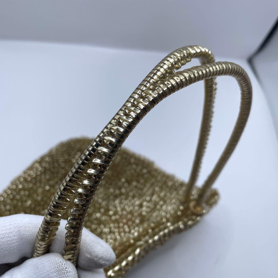 美品✨ ANTEPRIMA アンテプリマ ワイヤー ハンドバッグ ゴールドカラー
