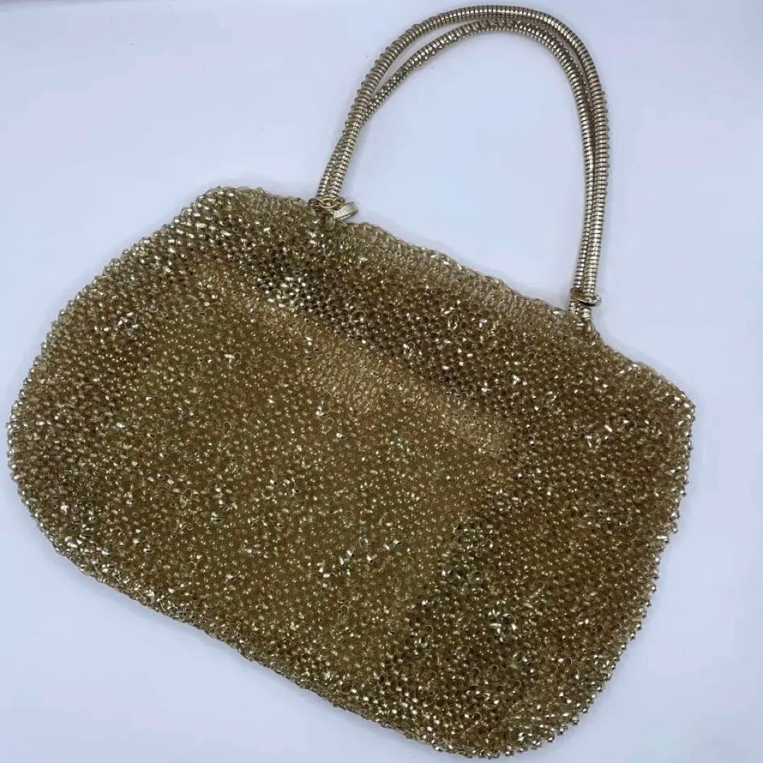 美品✨ ANTEPRIMA アンテプリマ ワイヤー ハンドバッグ ゴールドカラー