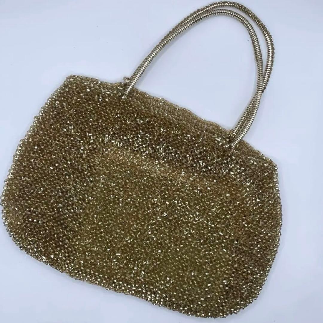 美品✨ ANTEPRIMA アンテプリマ ワイヤー ハンドバッグ ゴールドカラー