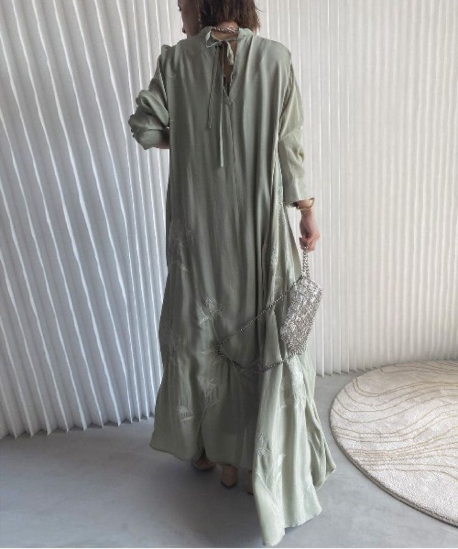 ワンピース Ameri 2WAY FLOWER GARDEN DRESS M