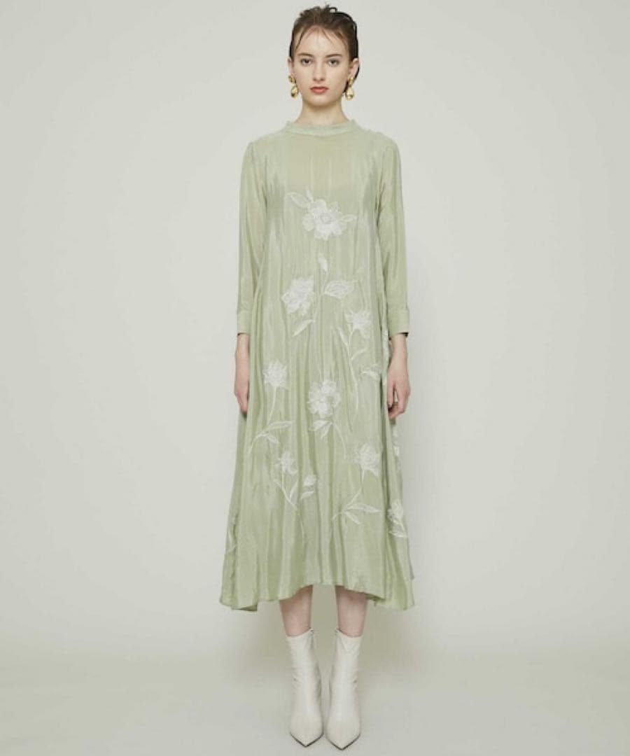 ワンピース Ameri 2WAY FLOWER GARDEN DRESS M