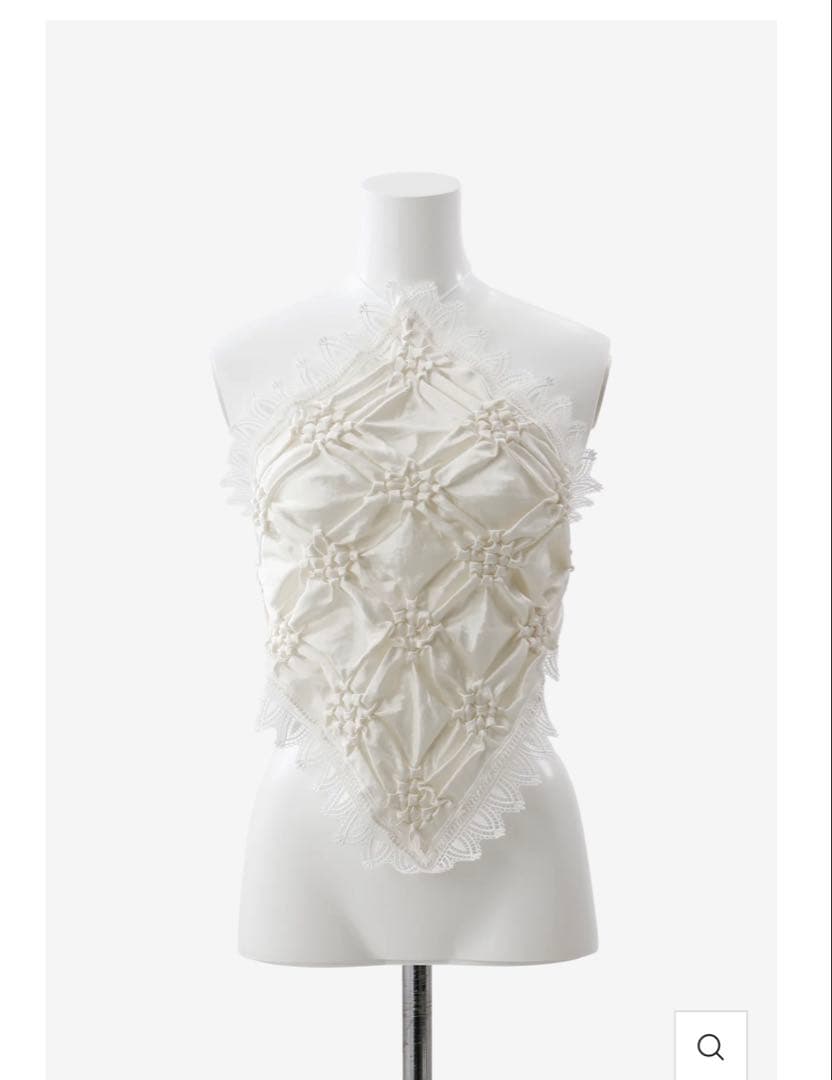 【新品】create clair SMOCKING VEILL BUSTIER