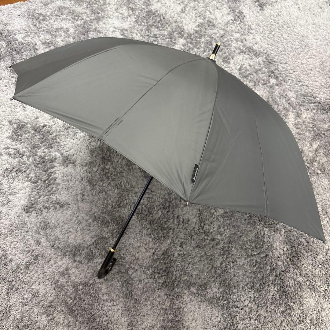 Shupatto シュパットアンブレラUV55cm晴雨兼用 16本骨　黒S509