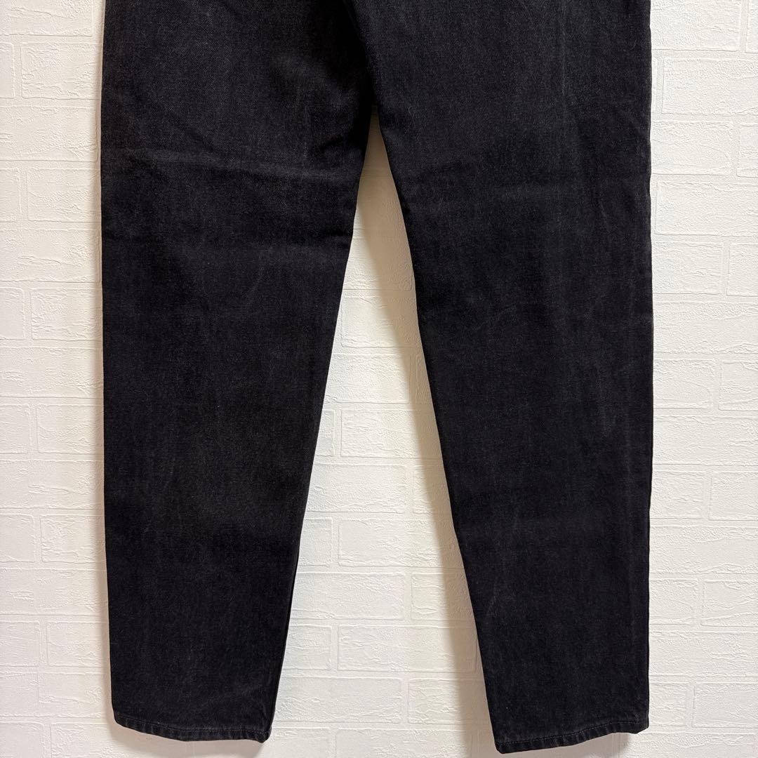 90s USA製　Levi's 550 ブラックデニム W34 オレンジタブ