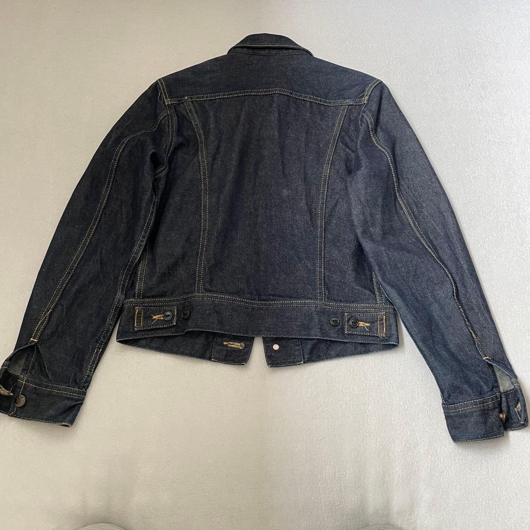 美品 復刻 Lee 三角タグ 101 真紺 デニムジャケット1411 36 S