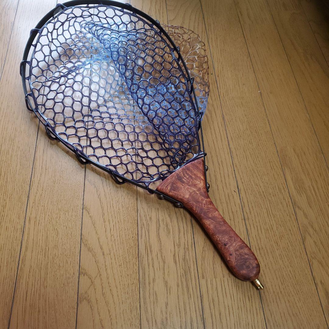 ラバーランディングネット　ハンドメイド