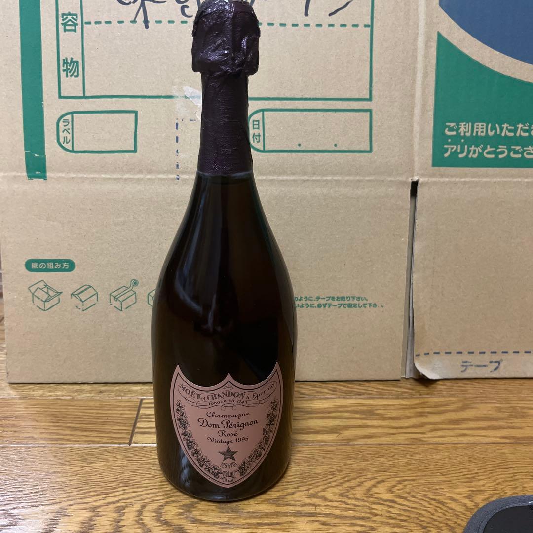 【箱付】ドンペリニヨン　ロゼ　ヴィンテージ 1995年　　　　　　750ml