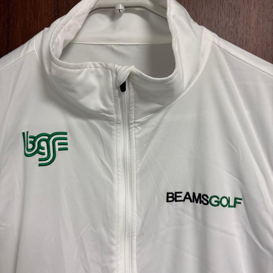 BEAMS GOLF 2WAYブルゾン ジップアップ Mサイズ 白