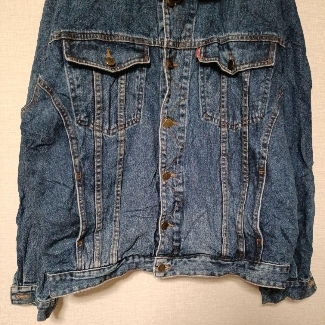 Levi's【XL】デニムジャケット ビッグE 赤タブ オーバーサイズ
