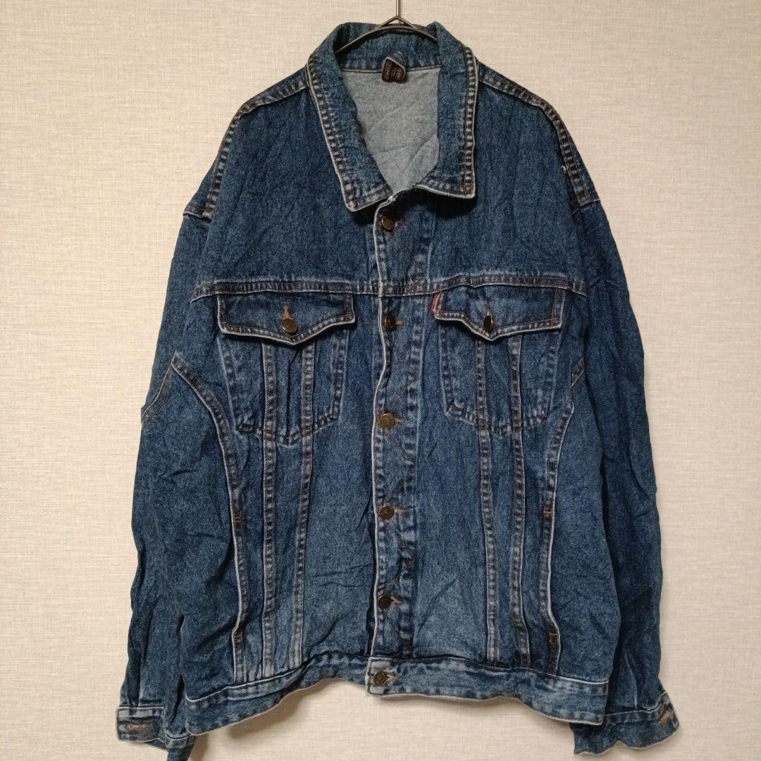 Levi's【XL】デニムジャケット ビッグE 赤タブ オーバーサイズ