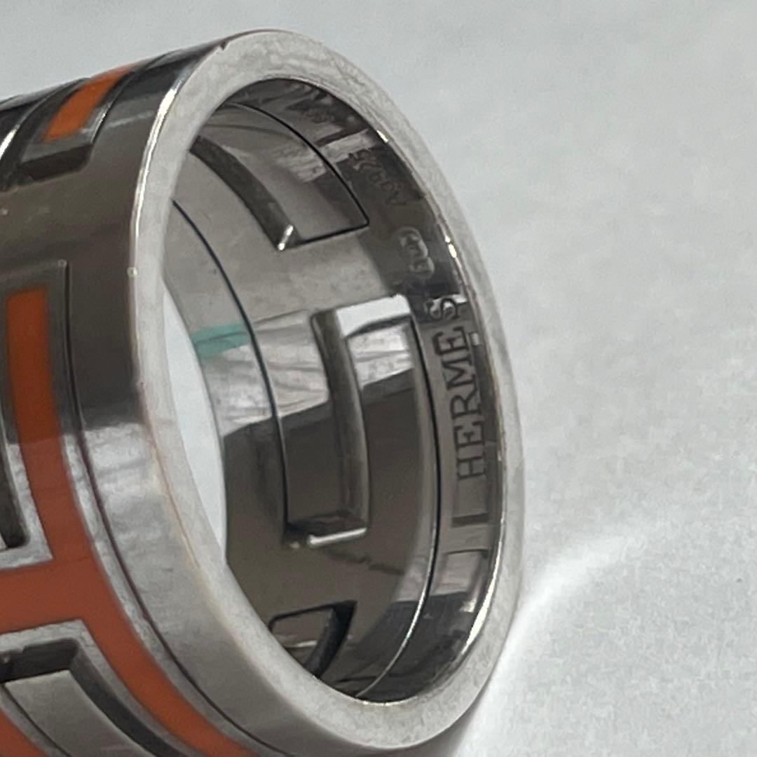 HERMES エルメス ムーブアッシュ リング 指輪 SV925 53 13号