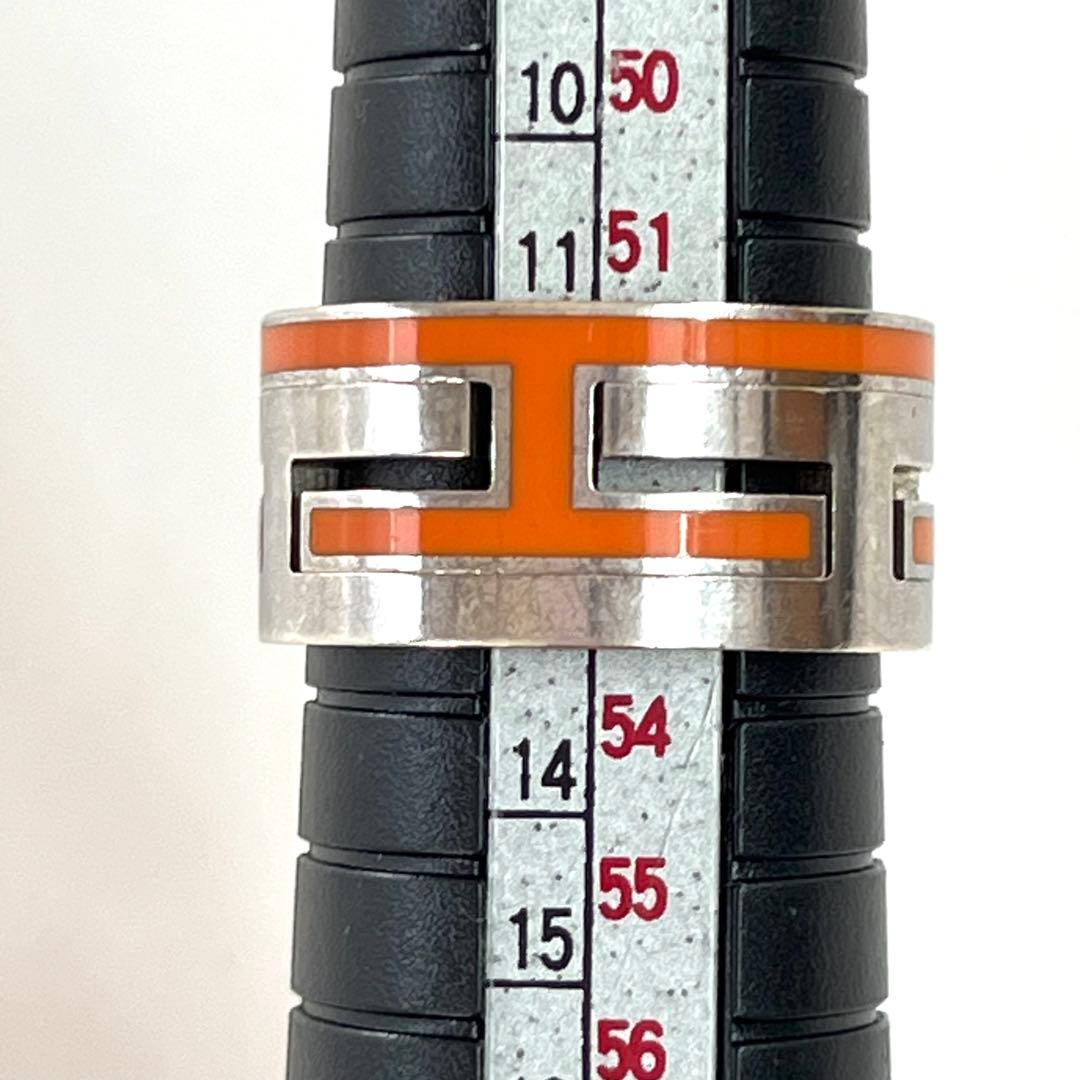 HERMES エルメス ムーブアッシュ リング 指輪 SV925 53 13号