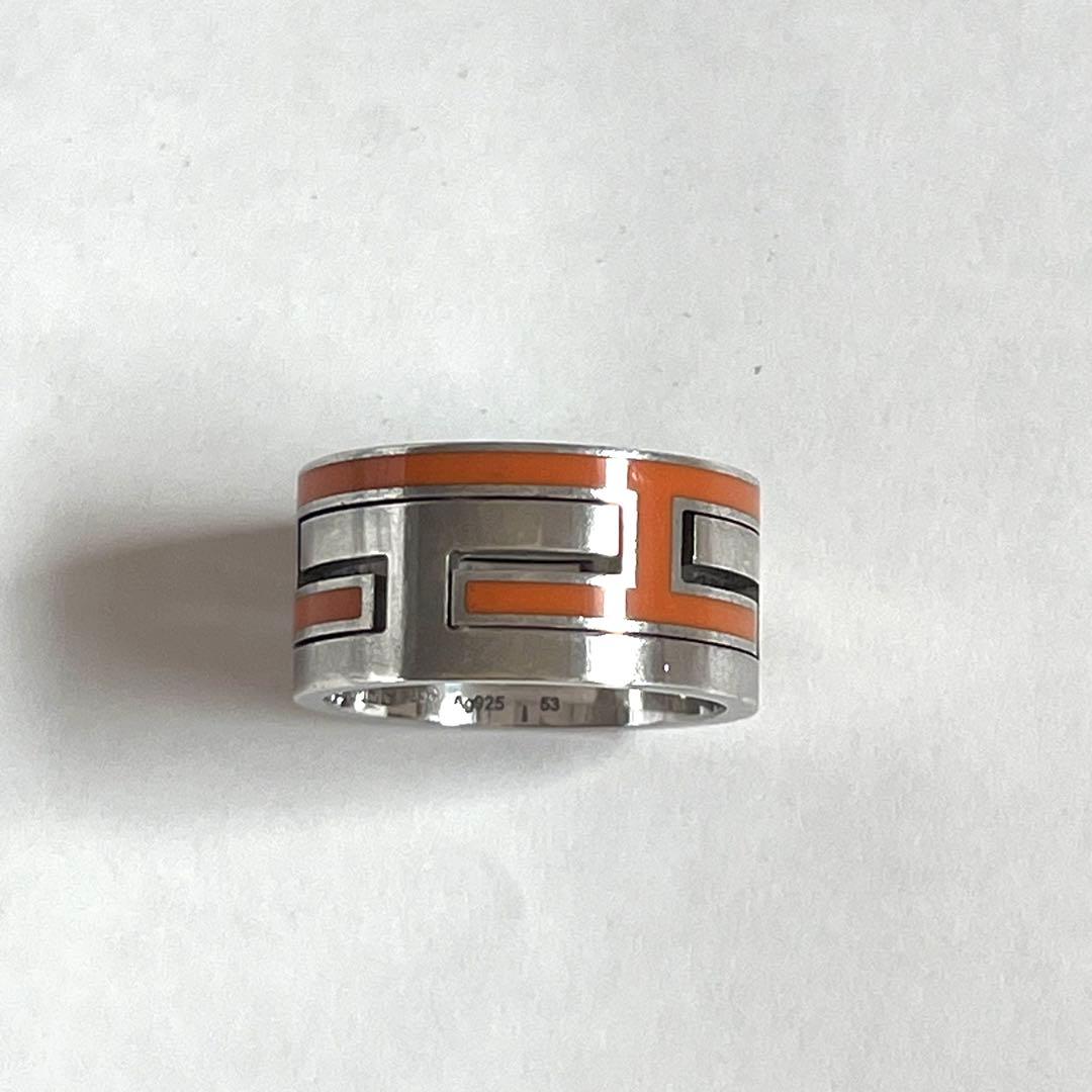 HERMES エルメス ムーブアッシュ リング 指輪 SV925 53 13号