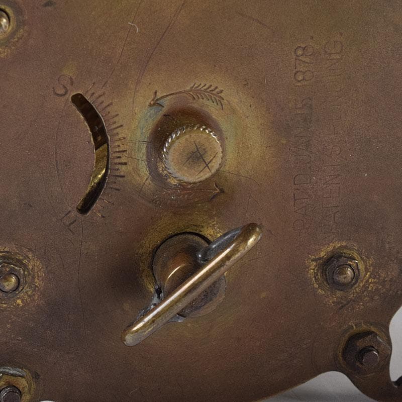 あゆーしか　WATERBURY　1878年製　置時計　C　R8611