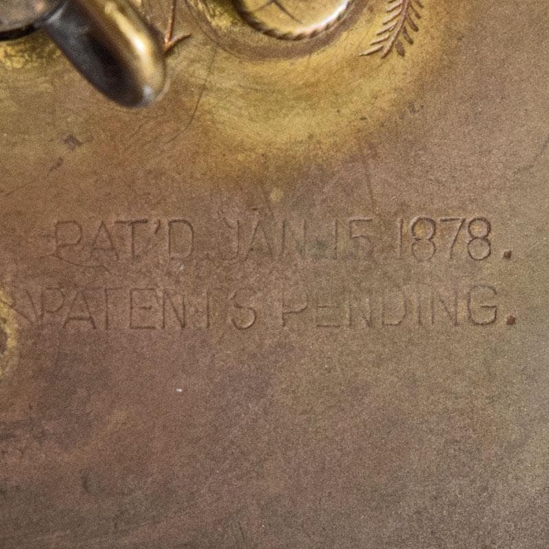 あゆーしか　WATERBURY　1878年製　置時計　C　R8611