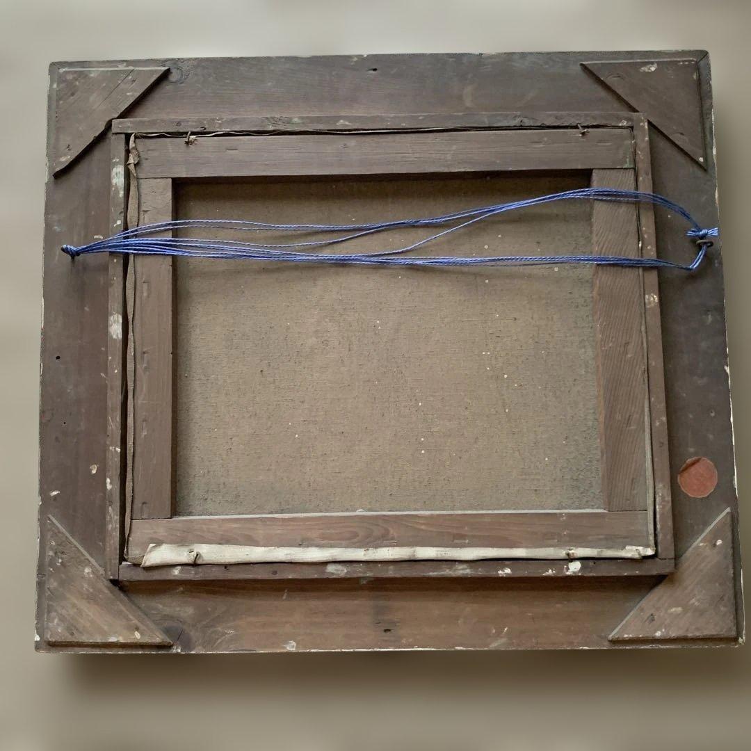 風景画 油彩 木々と小道