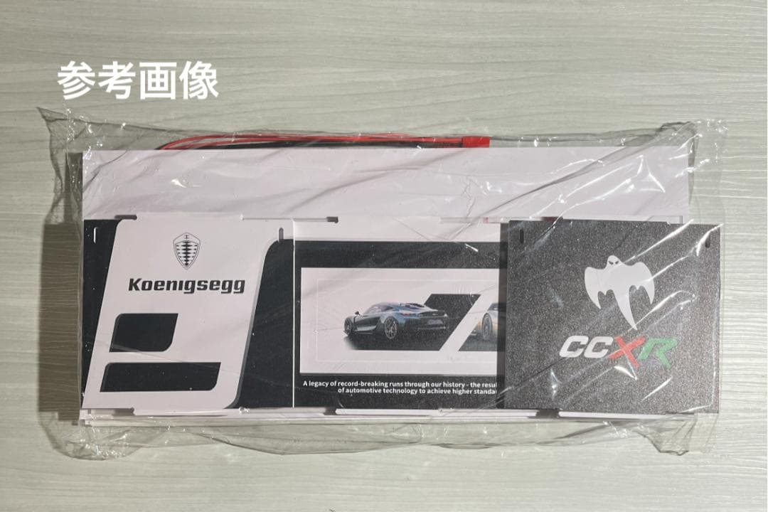 1/64 ガレージ　ケーニグセグ仕様　moreart 模型　ホットウィール等に！