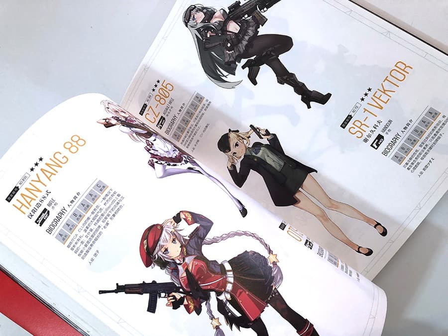 THE ART OF GIRLS' FRONTLINE　アートブック　中国語版