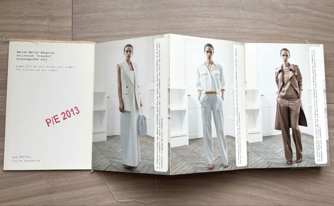 マルジェラ ルックブック2013SS LINE④ ①コレクション 貴重特別仕様