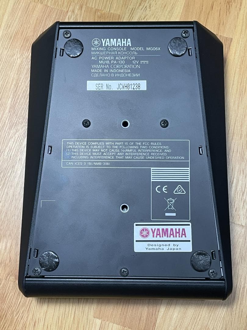 Yamaha MG06X アナログミキサー