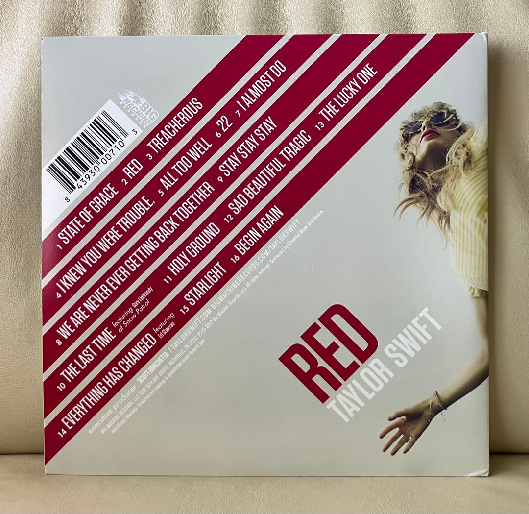 【美品】Taylor Swift - RED“レッド” アナログ2LPレコード