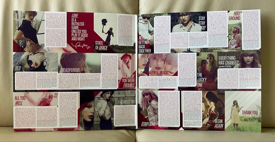 【美品】Taylor Swift - RED“レッド” アナログ2LPレコード