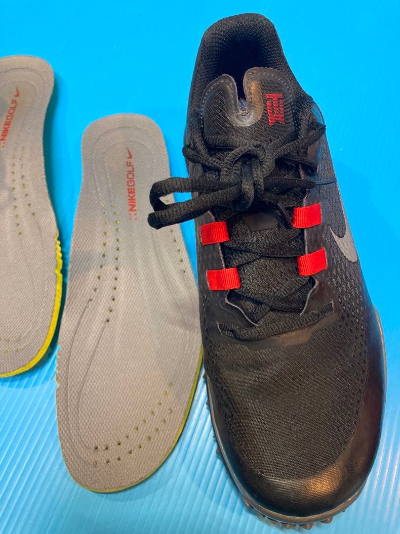 【美品】NIKEGOLF／ナイキゴルフ ゴルフシューズ タイガー・ウッズTW15
